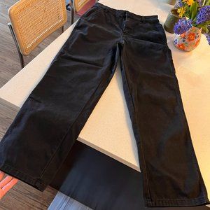 Dickies Duck Canvas Pants, Stonewashed Black, size 8